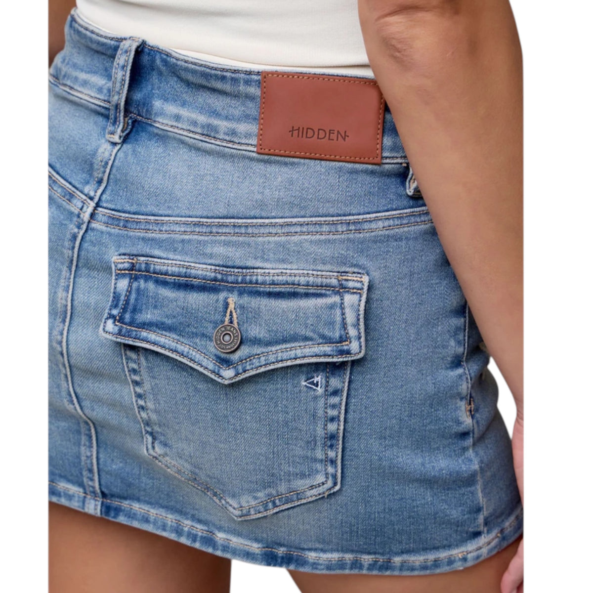 HD5212-VT Denim Micro Mini Skirt