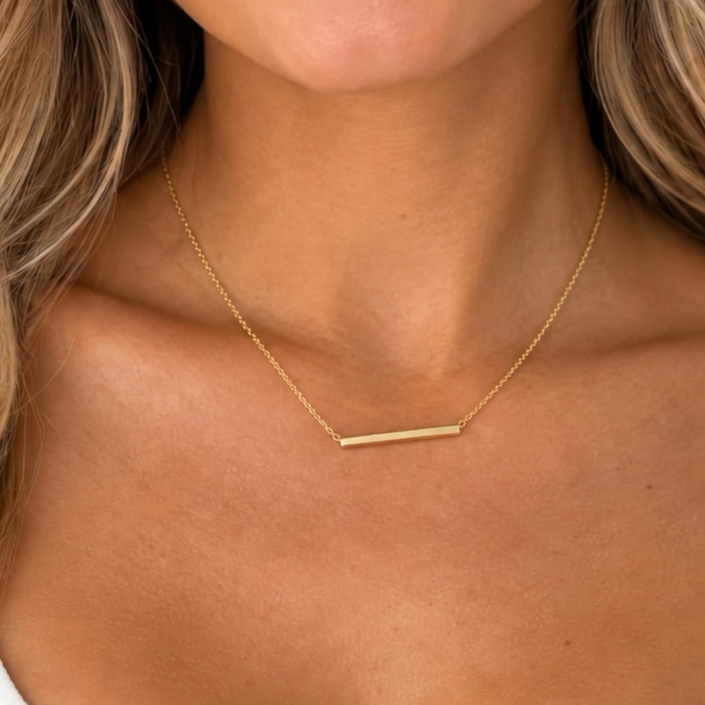 LIV Dainty Bar Necklace