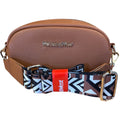 Montana West Brown Textured Crossbody Bag