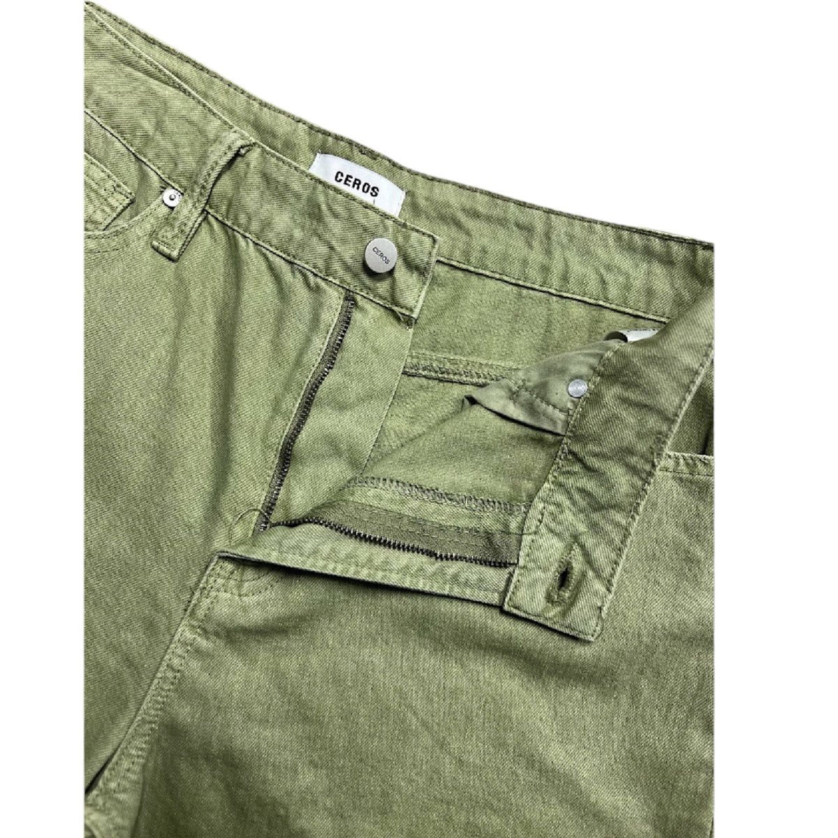 CEROS CHCS3013  Olive Cropped Straight Jeans 30-RF