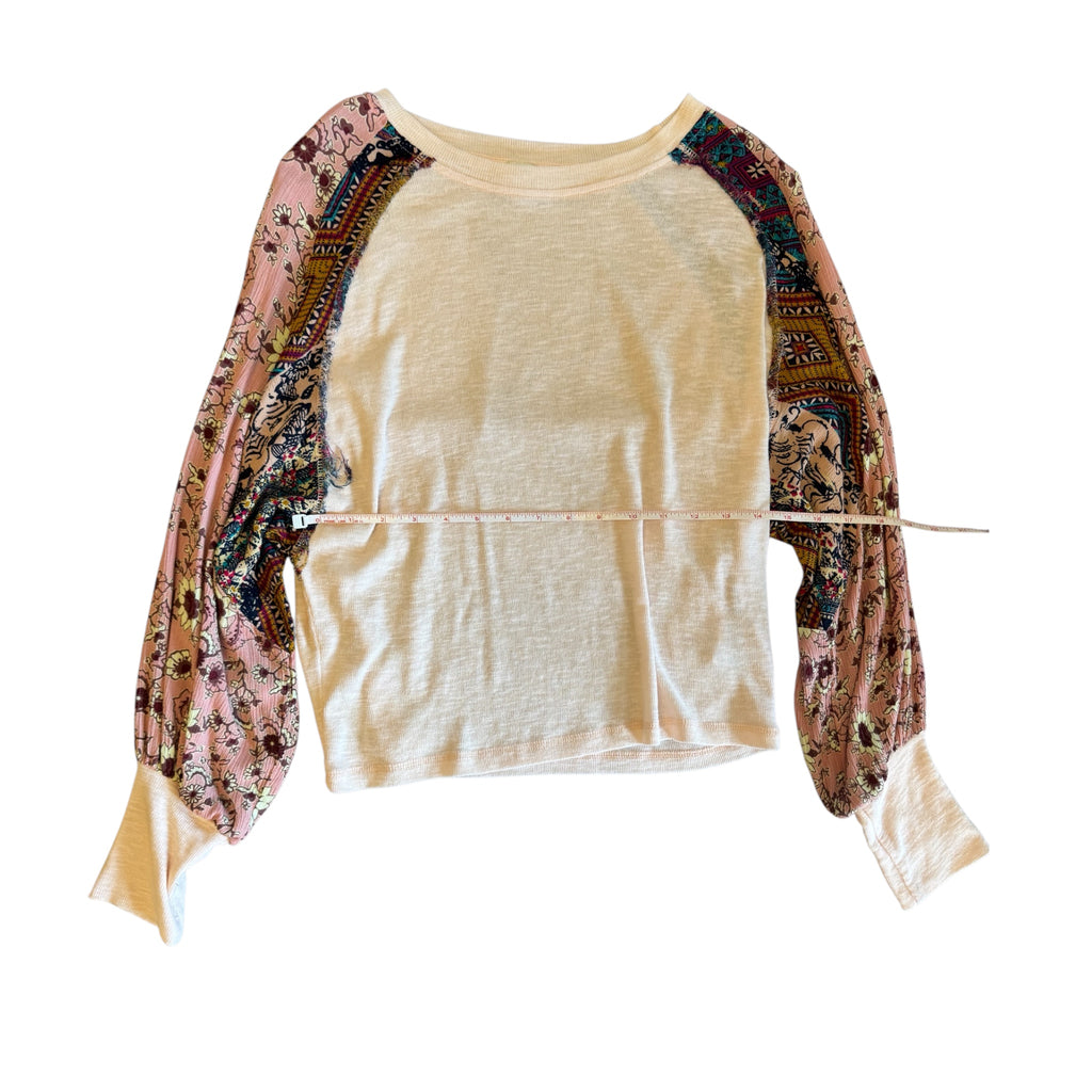 Umgee Multi-Pattern Long Sleeve Shirt Size S - RF