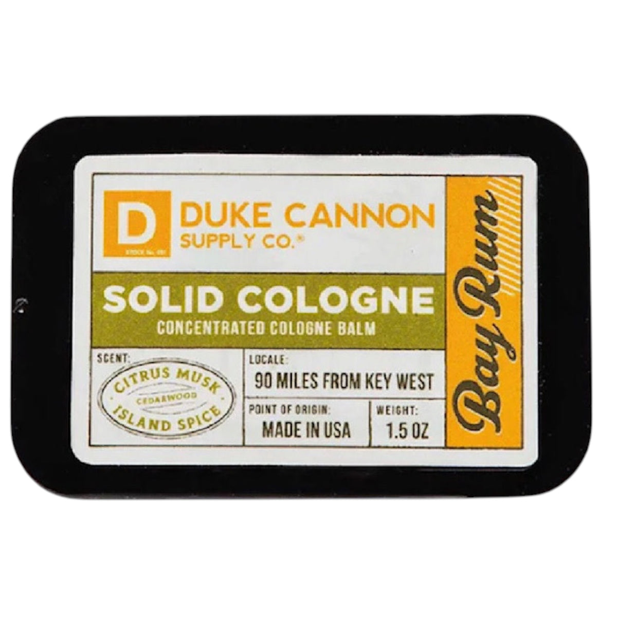 Duke Cannon Special Issue Solid Colonge-By Rum