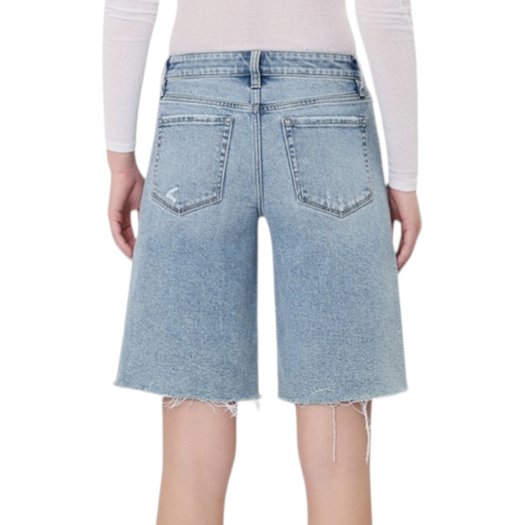 HD6134-LT Light Wash Bermuda Short