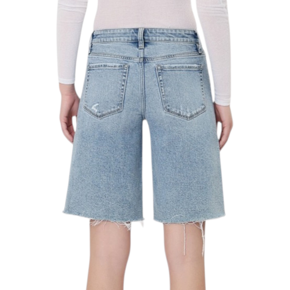 HD6134-LT Light Wash Bermuda Short