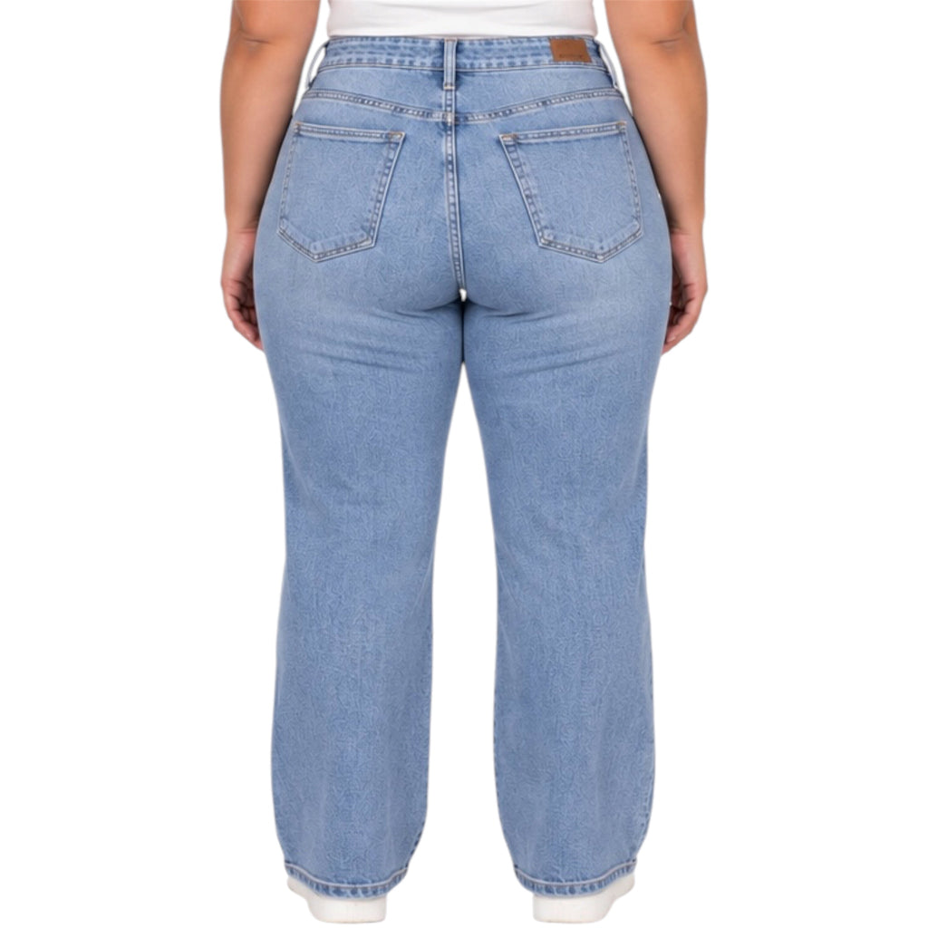Judy Blue JB82337LT-PL Plus Mid Rise Bootcut