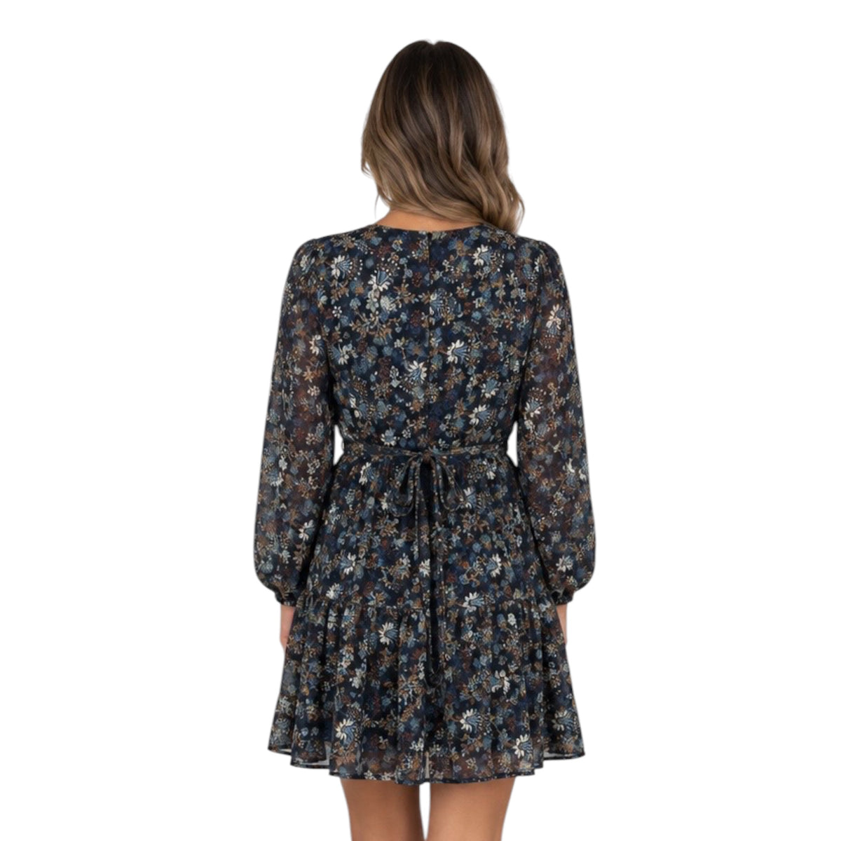 Molly Bracken Mini Skater Floral Print Dress S