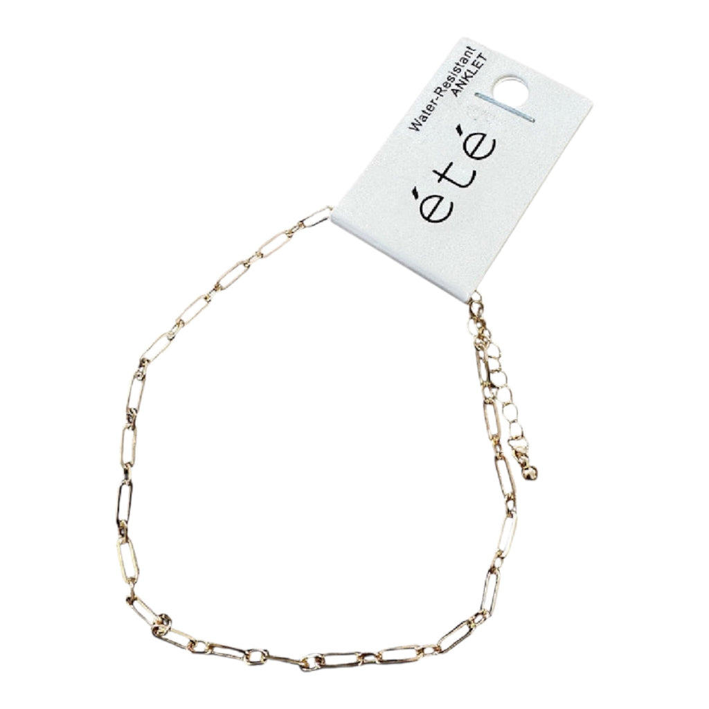 Water Resistant Anklet Paperclip