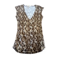 Michael Kors Snakeskin Print Ladies Top Size Small - RF
