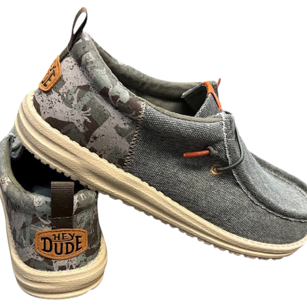 Hey Dude Wally Funk Hunt Camo Olive