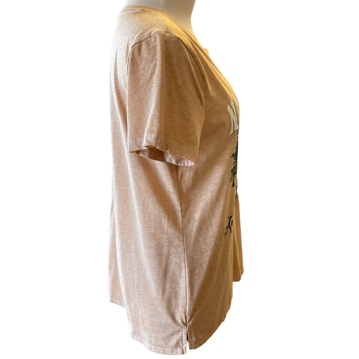 Maurices Light Orange Graphic Tee Size M - RF