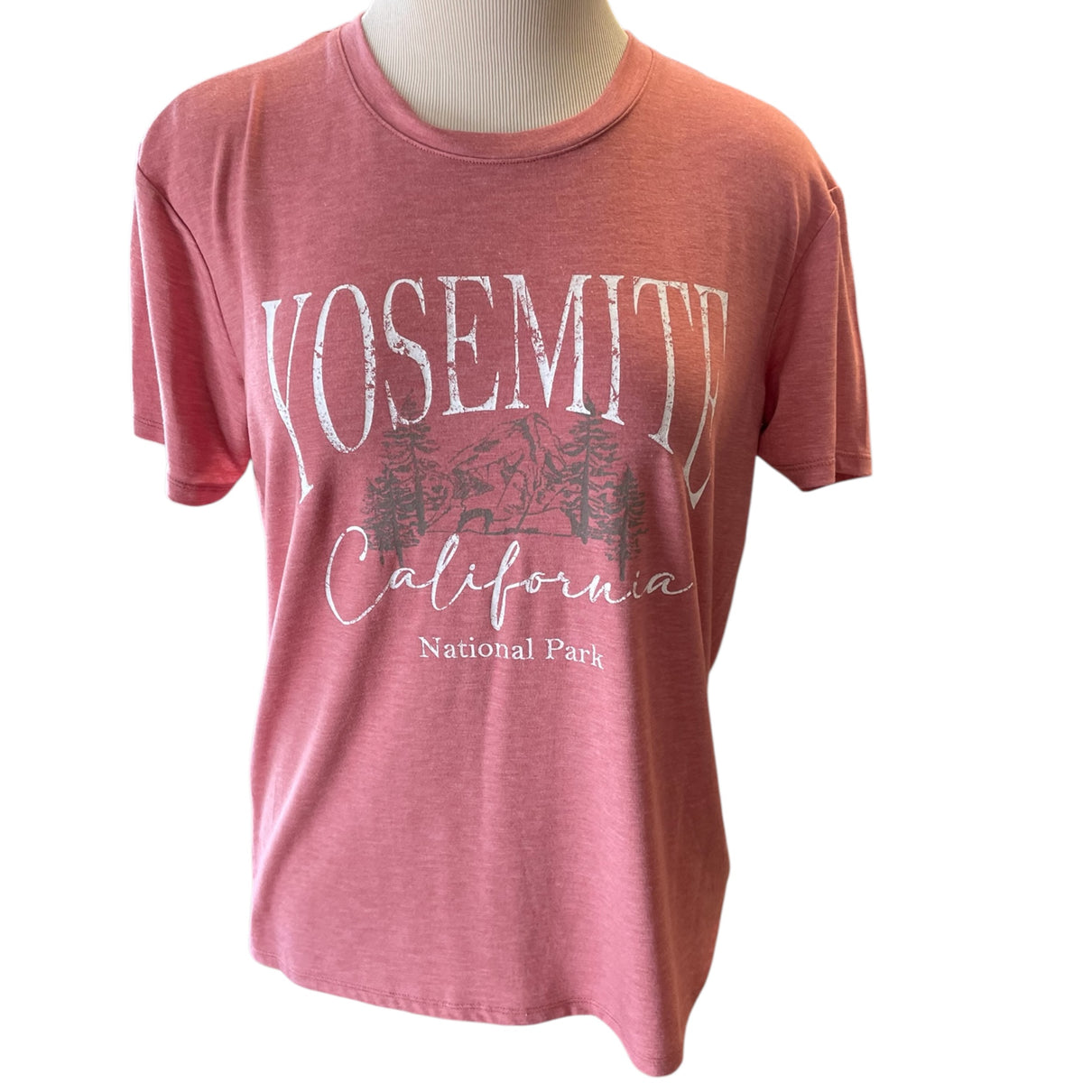 Oak & Trellis Dusty Rose Graphic Tee Size S - RF