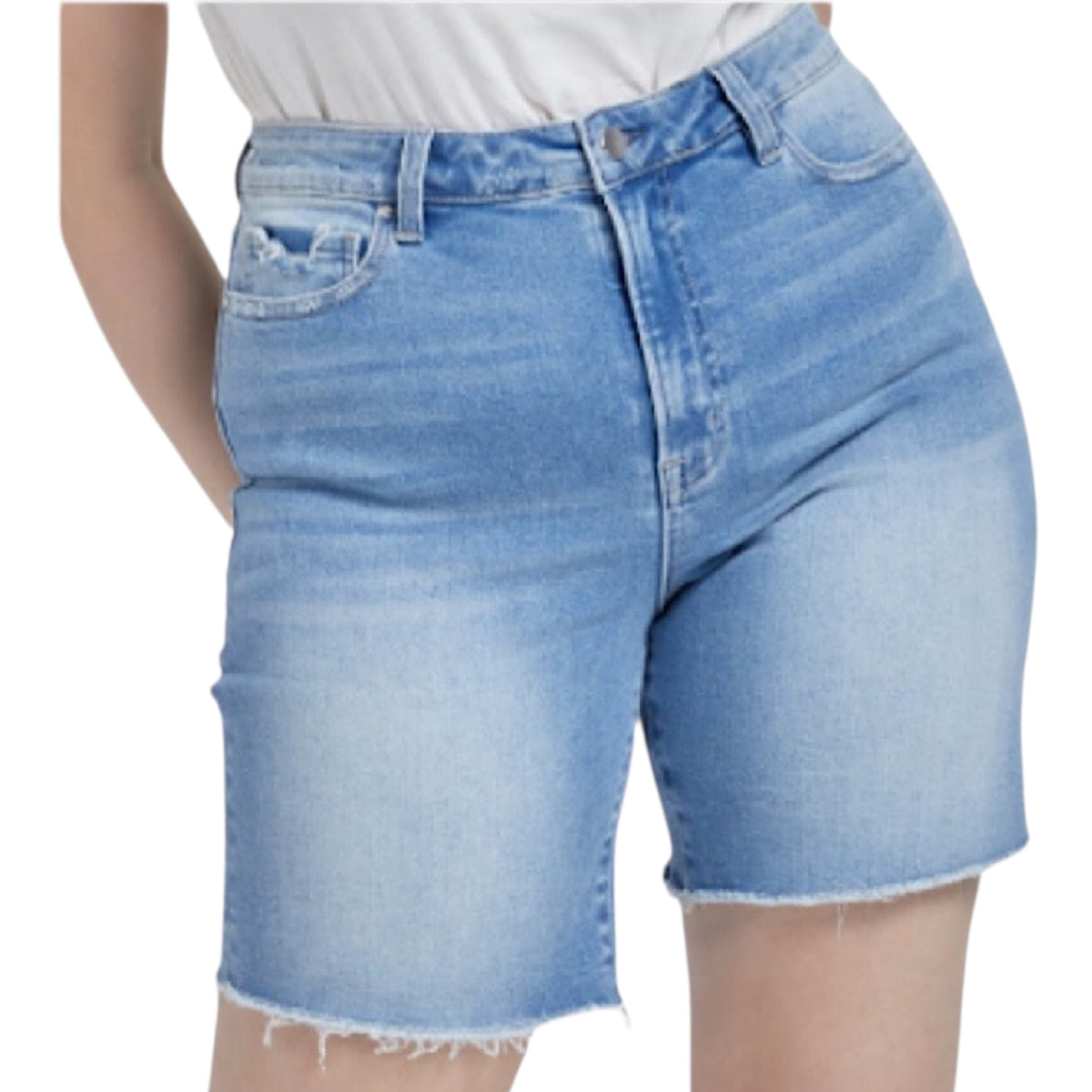 MICA High Rise Stretch Midi Shorts MXP-H217M