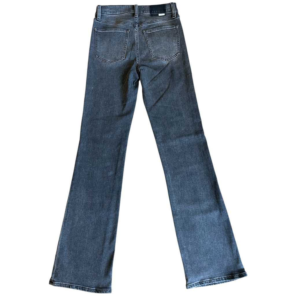 DAZE D00016225ZN Black Mid-Rise Bootcut Jeans Size 26 - RF