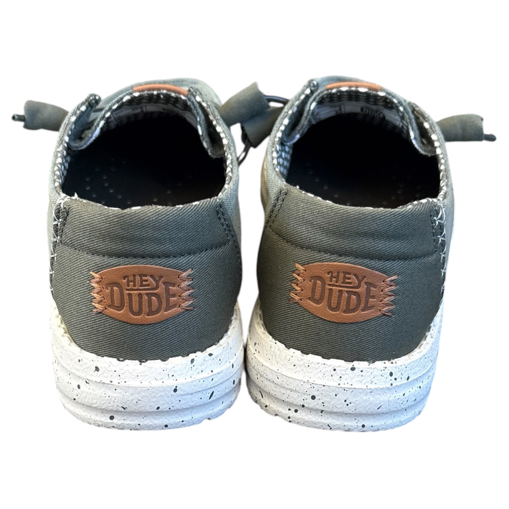 Hey Dude Wendy Chambray Grid Dark Olive