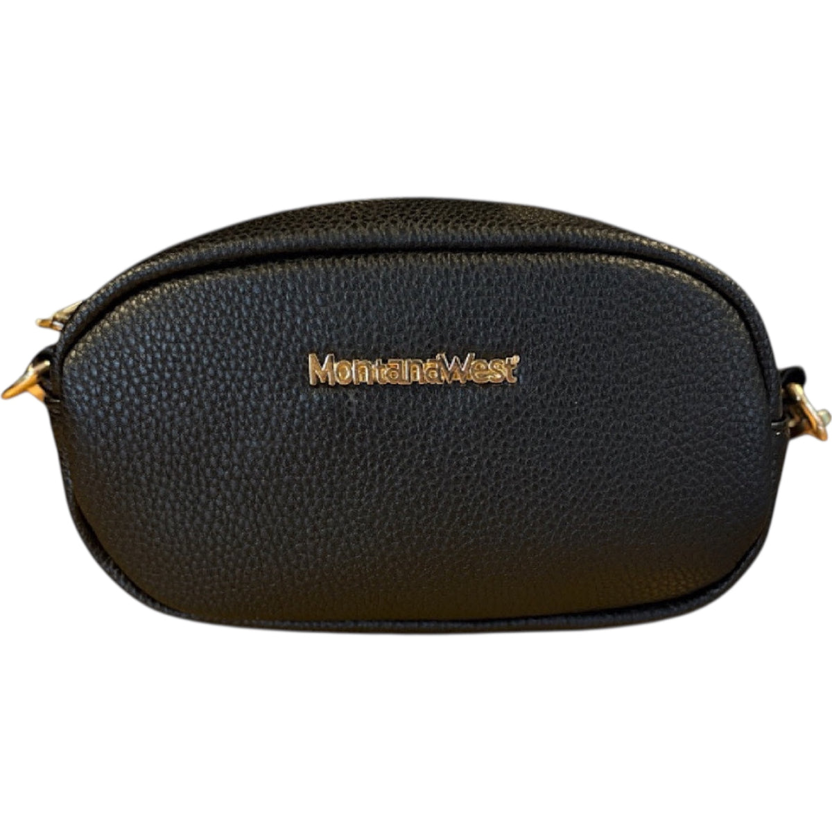 Montana West Black Textured Crossbody Bag