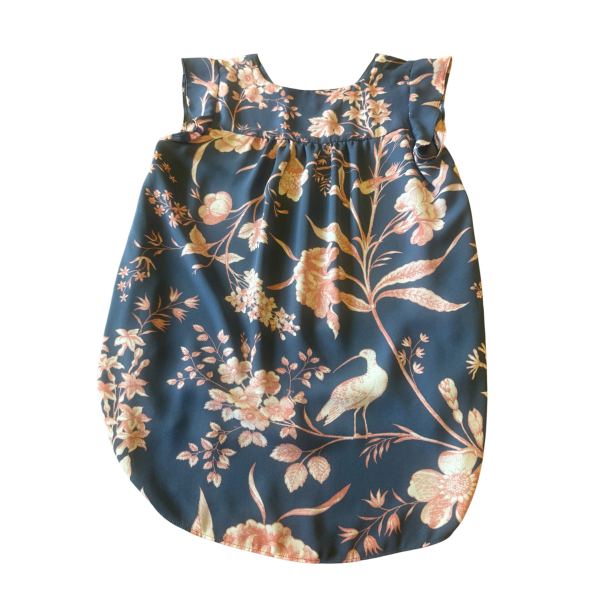 LOFT Slate Blue Sleeveless Floral Blouse Size XXS - RF