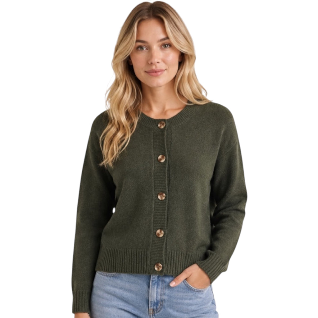 Z Supply Comfort Cardigan Tea Leaf
