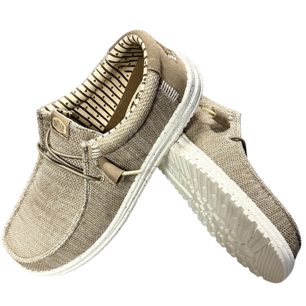Hey Dude Wally Stretch Sox Tan Mens