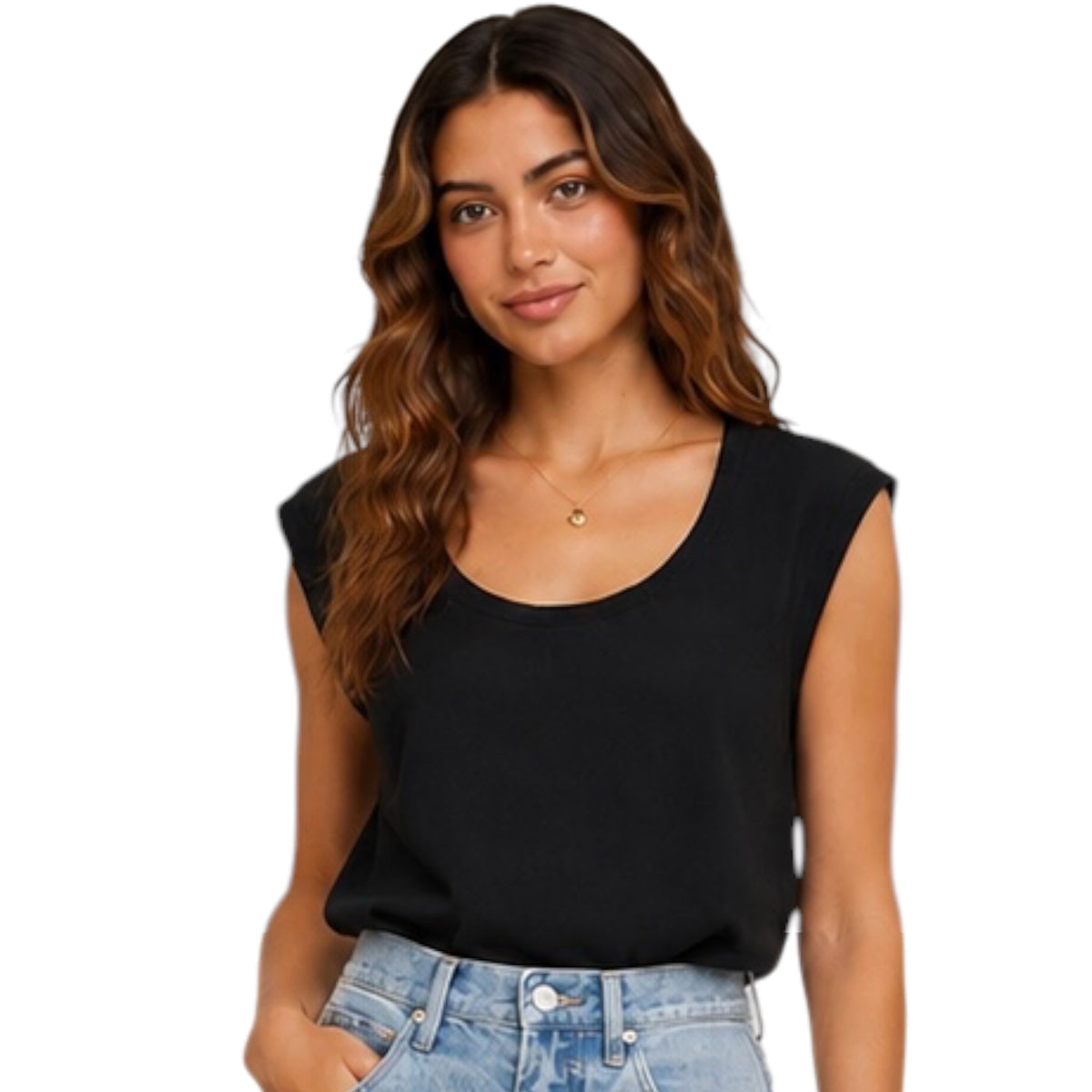 Z Supply Per Diem Tee Black