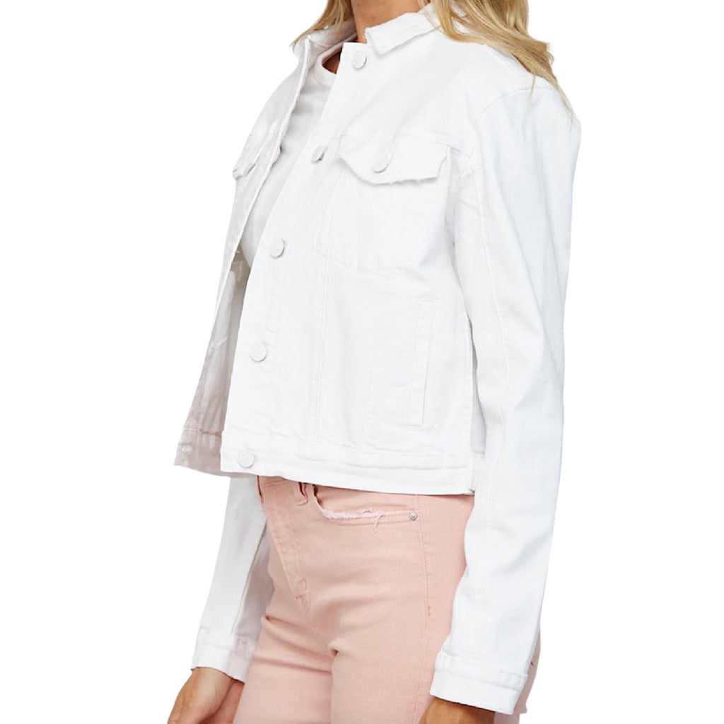 MICA MDP-J3012WH Stellamaris White Denim Jacket