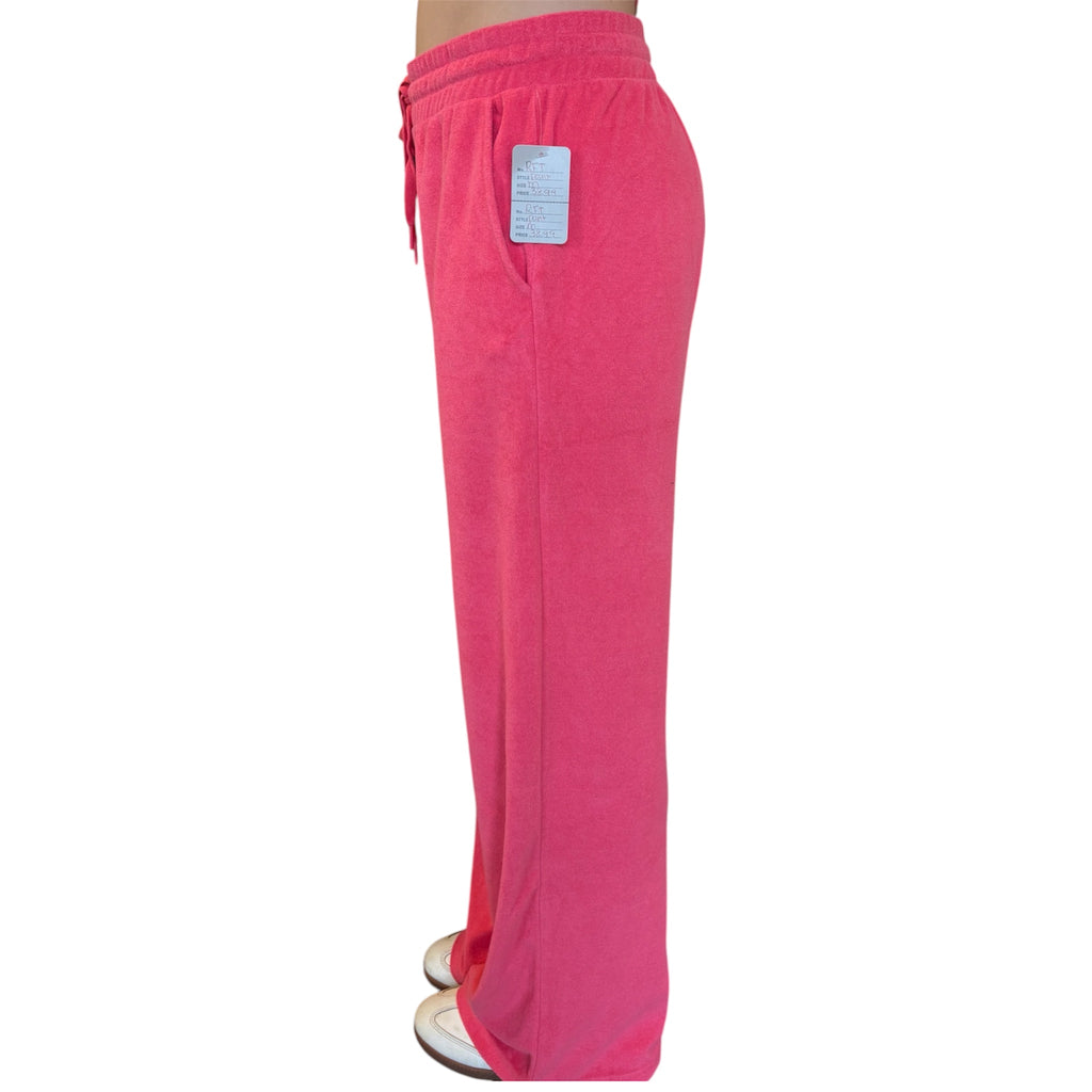 Z Supply Strawberry Cali Loop Terry Pant Size M - RF
