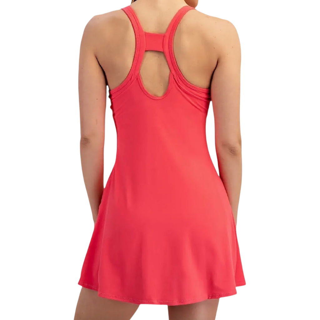 Tennis Romper Dress Flamingo Pink