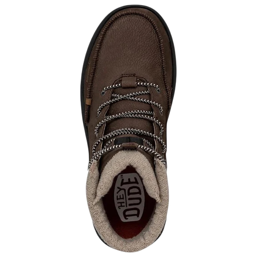 Hey Dude Bradley Boot Leather Brown Mens