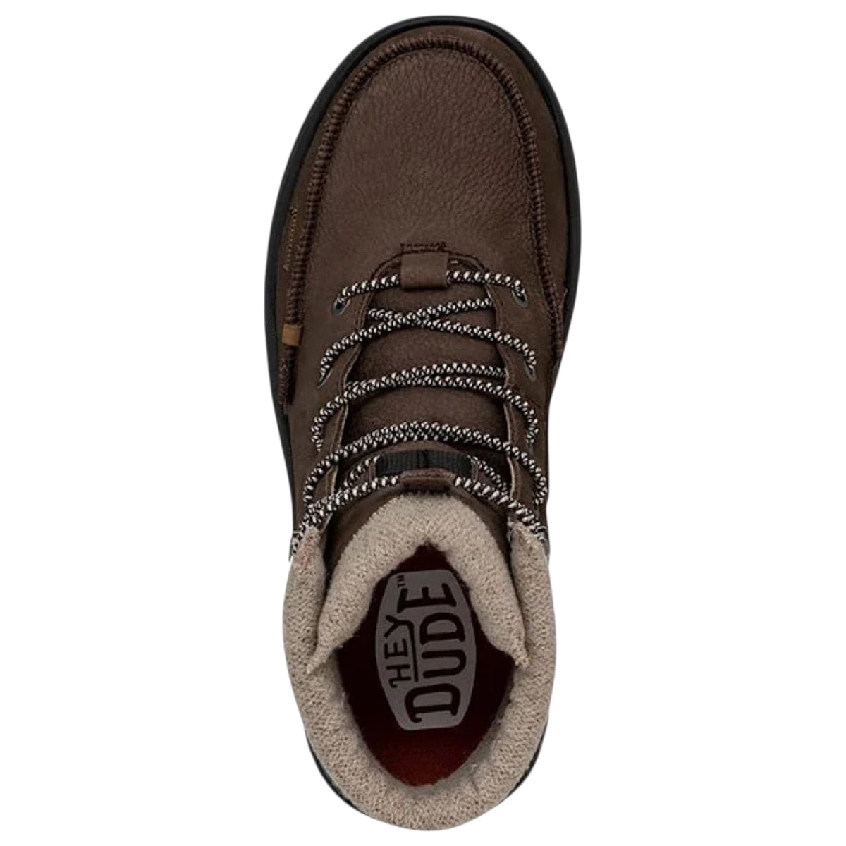 Hey Dude Bradley Boot Leather Brown Mens