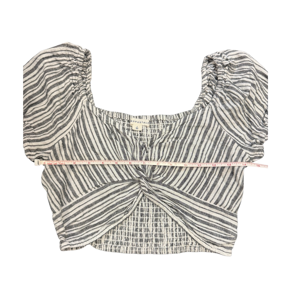 Aeropostale Crop Striped Top Size Small - RF