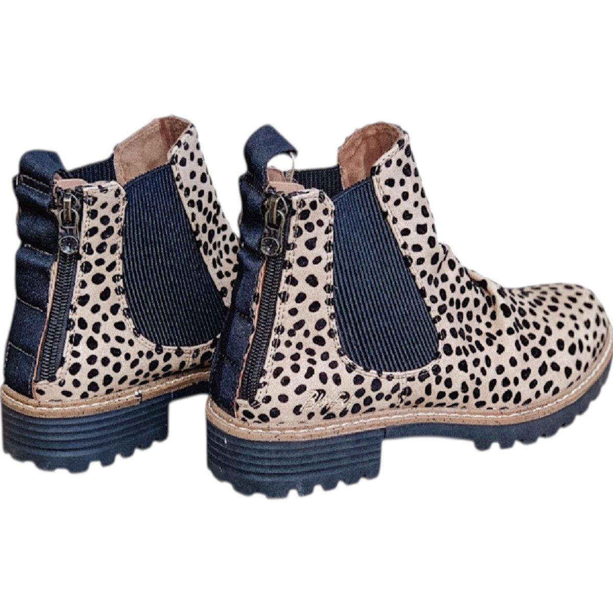 Redsen Sand Pixie Leopard Boots