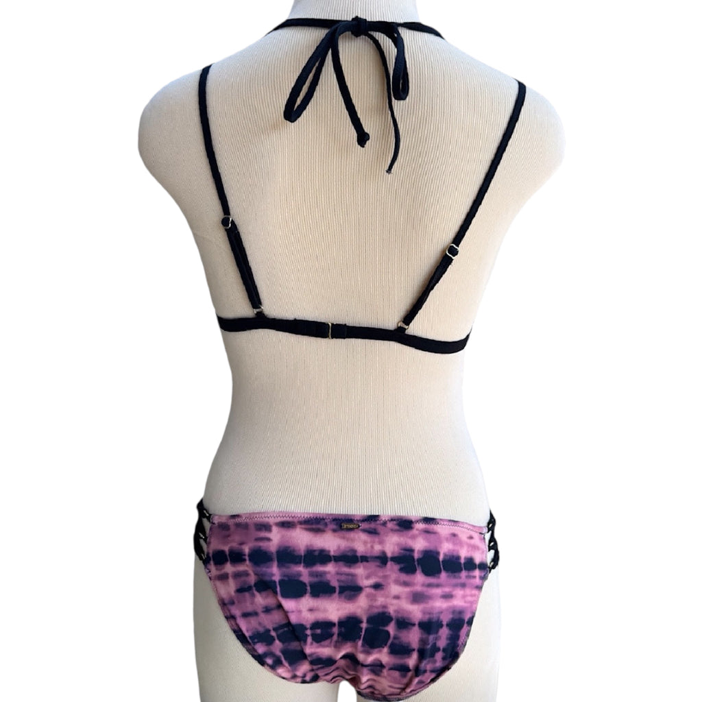 Victoria's Secret Multi Tortoise Shell Print Two Piece Bikini Size M-RF