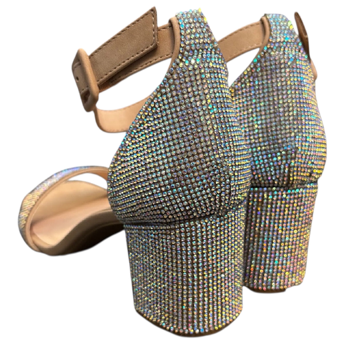 FD Nude Sparkle Dress Heel