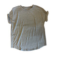 On Twelfth Light Grey Rhinestone Top XL- RF