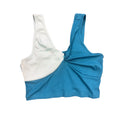 Fresral Turquoise and Teal Twisted Knot Cropped Tank Size Medium -RF