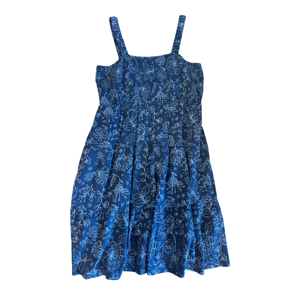 Maurices Navy Floral Mini Dress Size L - RF