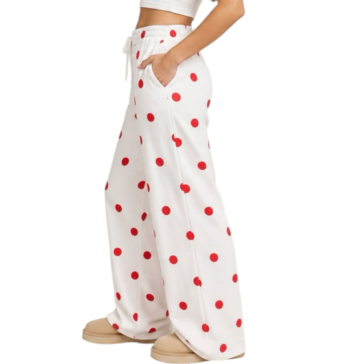 Red Polka Dot Lounge Pants