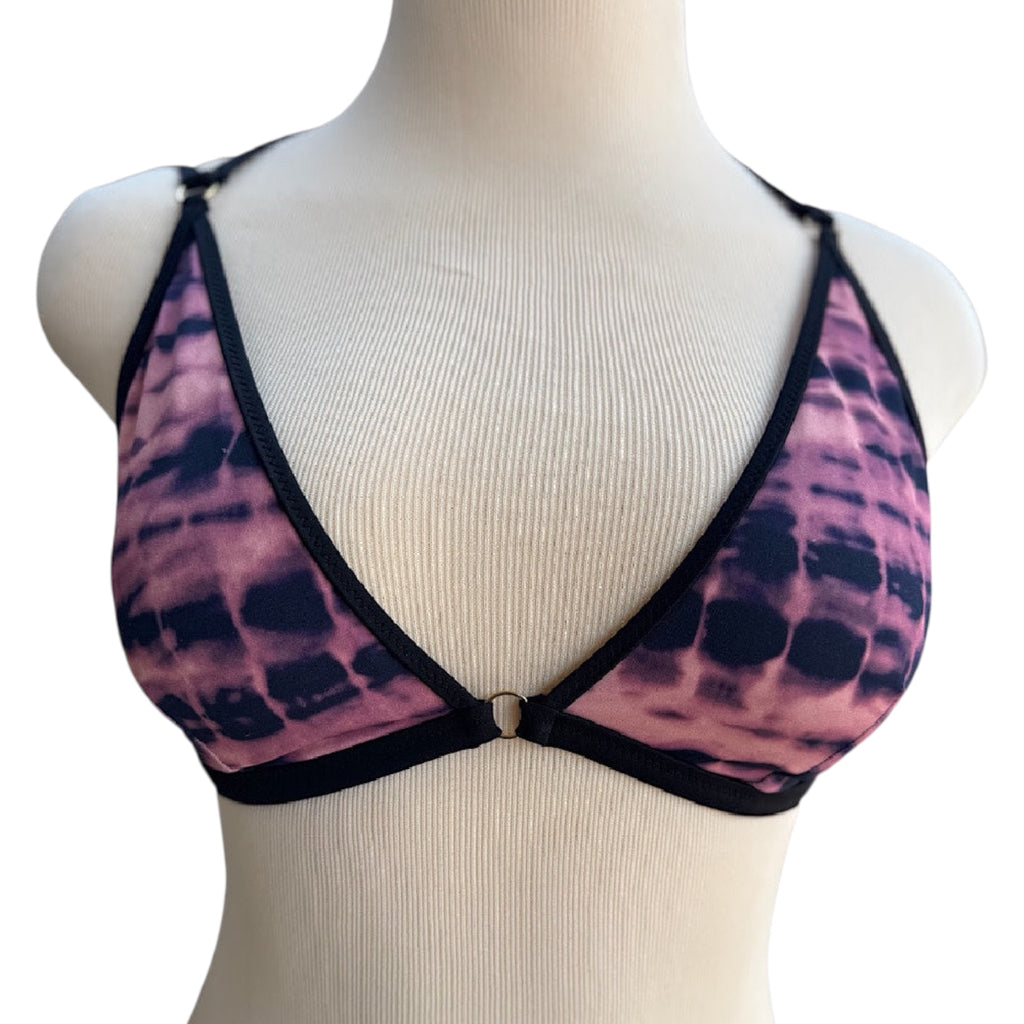 Victoria's Secret Multi Tortoise Shell Print Two Piece Bikini Size M-RF