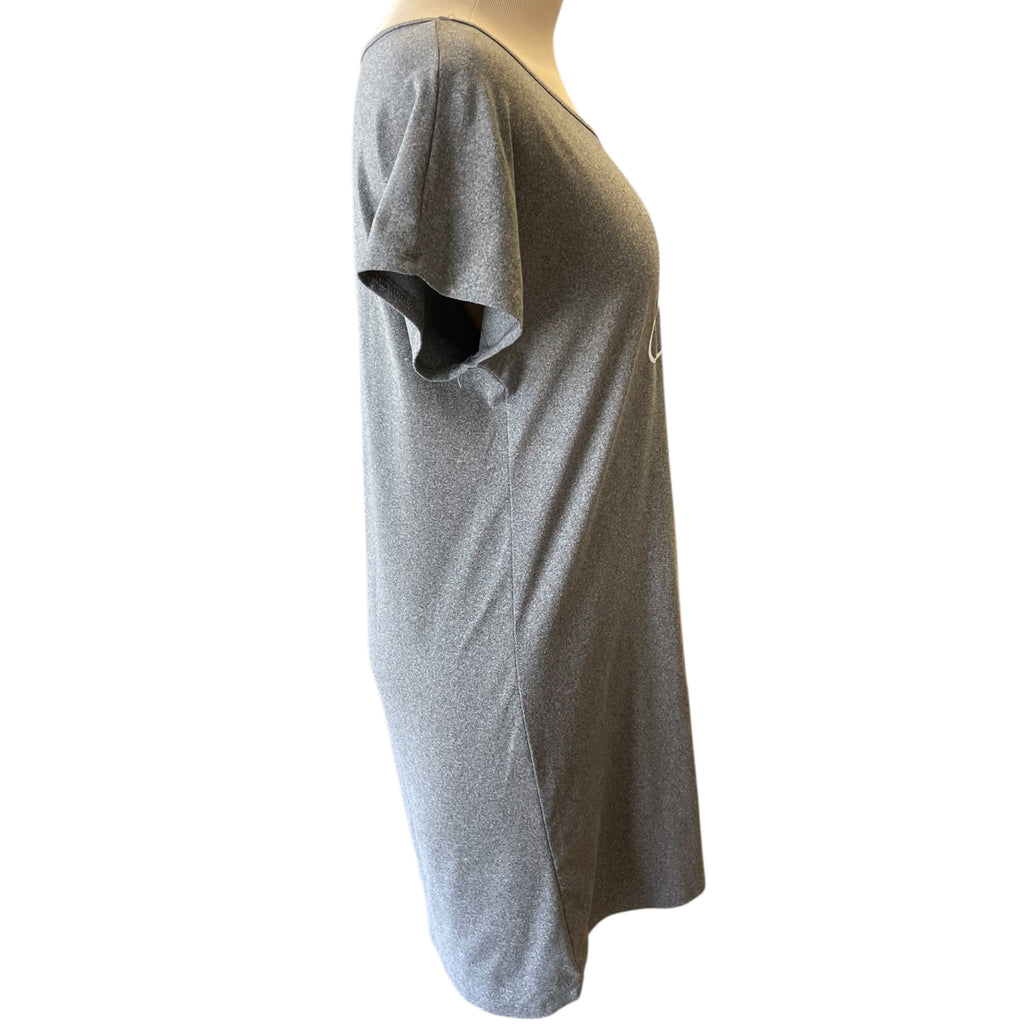 Free Kisses Grey "Need Coffee" Nightgown Size M - RF