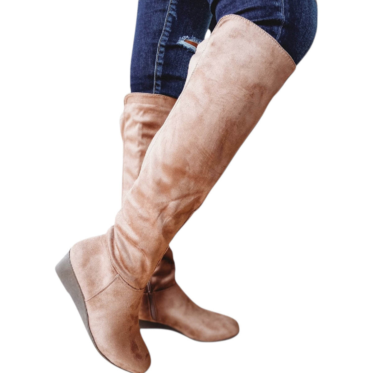 CL Light-On Tall Taupe Boot