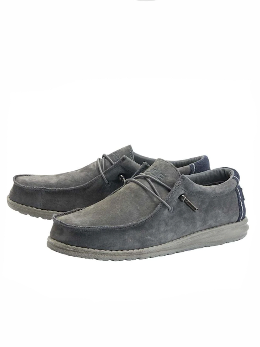 Hey Dude Wally Suede Grey