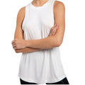 White Raw Edge Flow Tank