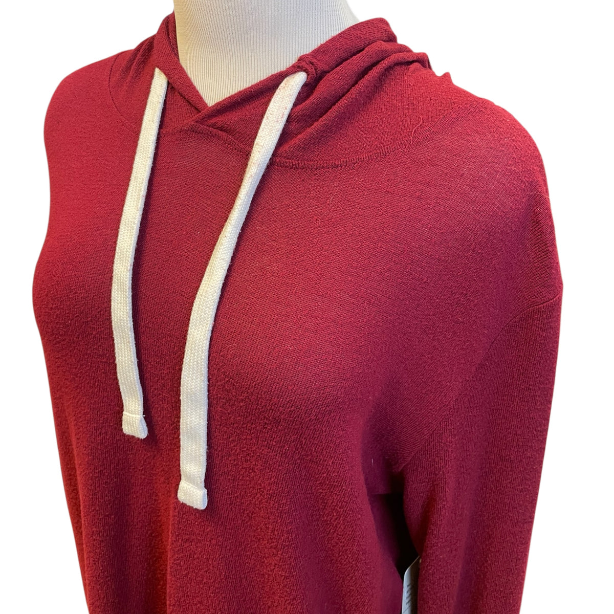 Zyia Active Burgundy Hooded Long Sleeve Top Size S - RF