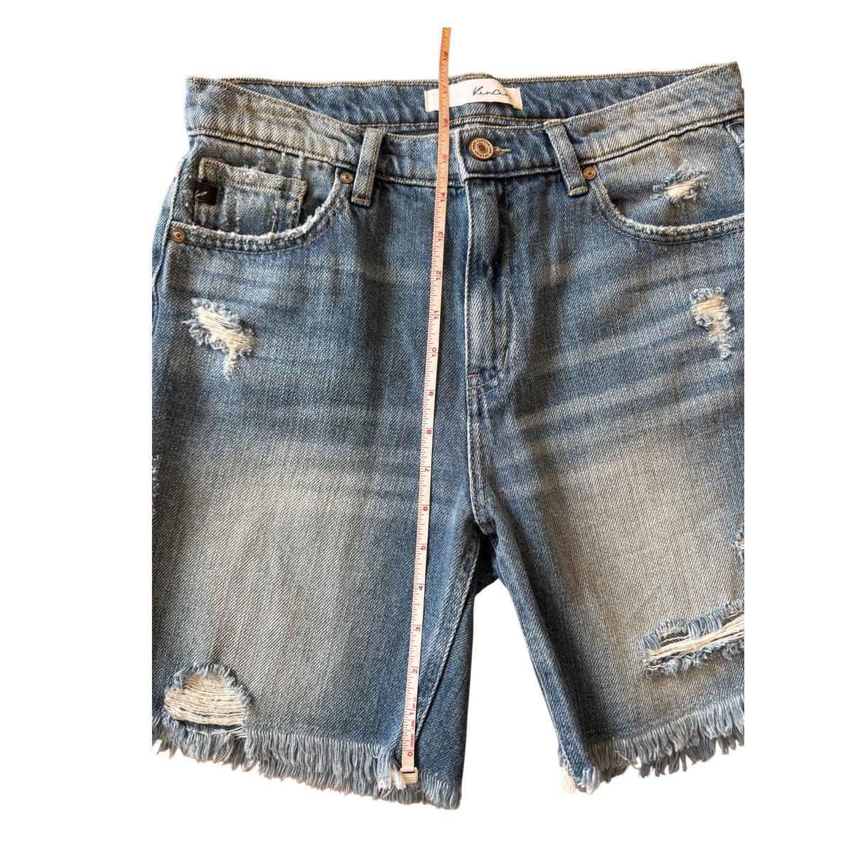 KanCan KC8585M Medium Wash Bermuda Shorts Size 1/24-RF