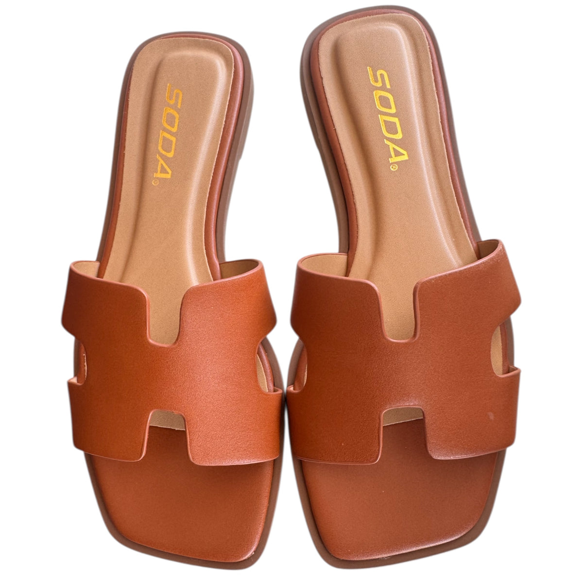 FD Knit Cognac PU Sandal