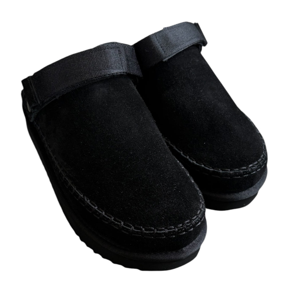 Project Cloud Greyson Suede Black Clogs