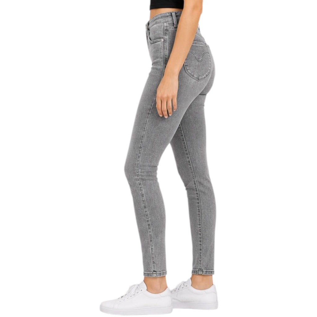 Judy Blue JB88862 Mid-Rise Tummy Control Shield Pocket Skinny