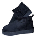 Madden Girl Black Shearling Lined Shortie Boot Size 9.5-RF