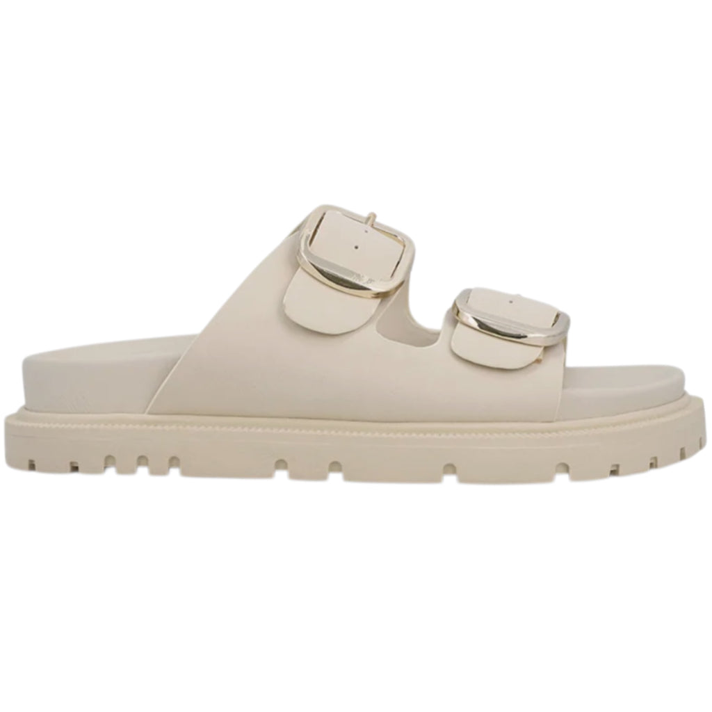 MIA Seashell Sandal With Gold Accent