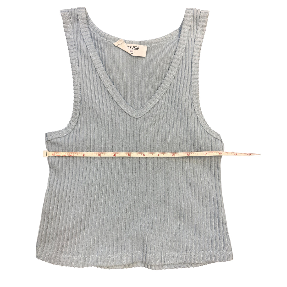 Double Zero Pale Blue Tank Top Size Small -RF