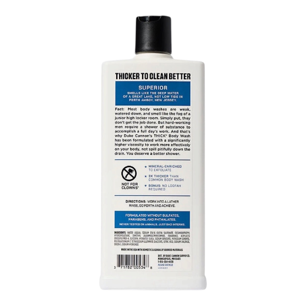 Duke Cannon Body Wash-Superior